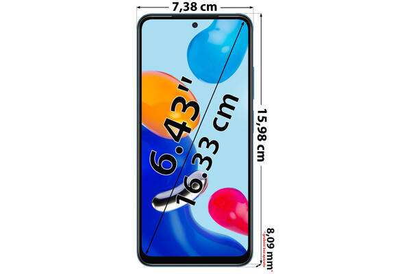 Smartfon Xiaomi Redmi Note 11 niebieski 6.43" 6.0GB/128.0GB
