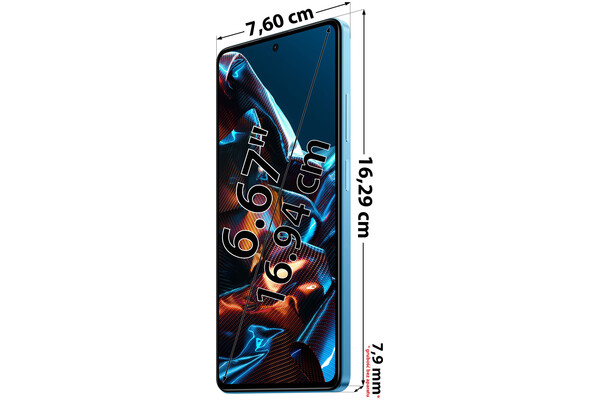 Smartfon Xiaomi POCO X5 Pro 5G 5G niebieski 6.67" 8.0GB/256.0GB