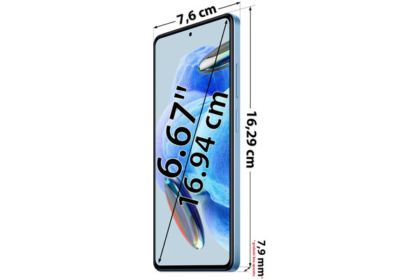 Smartfon Xiaomi Redmi Note 12 Pro 5G niebieski 6.67" 6.0GB/128.0GB
