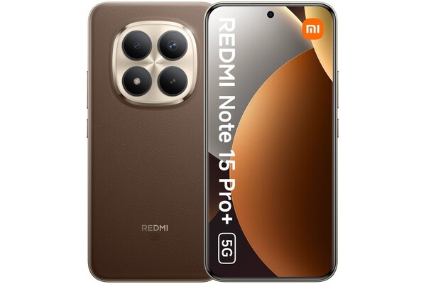 Smartfon Xiaomi Redmi Note 15 Pro+ 5G brązowy 6.83" 8.0GB/512.0GB