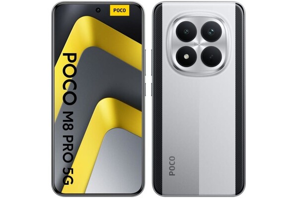 Smartfon Xiaomi POCO M8 Pro 5G 5G srebrny 6.83" 8.0GB/256.0GB