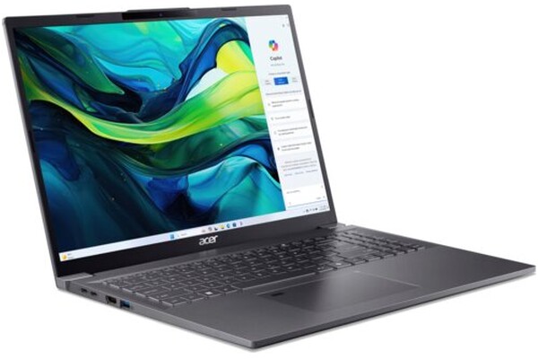 Laptop ACER Aspire 1 16.0" Intel Core Ultra 5 115U Intel 32GB 1TB SSD Windows 11 Home szary