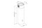 Okap kuchenny Przyścienny MAAN Malwa 31.0cm czarny
