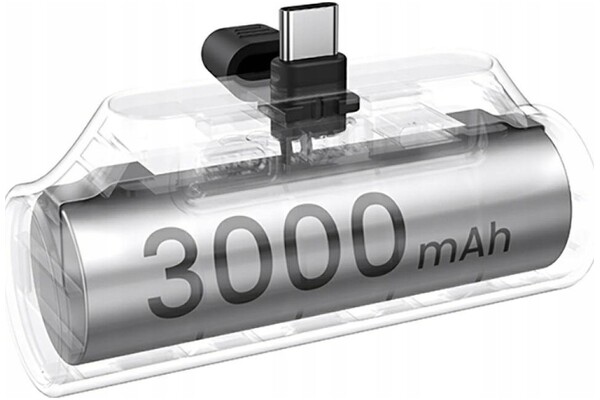 Powerbank USAMS 3KCD24802 3000mAh srebrny