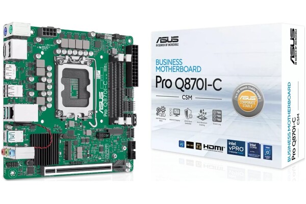 Płyta główna ASUS Q870I-C Pro Socket 1851 Intel Q870 DDR5 Mini-ITX