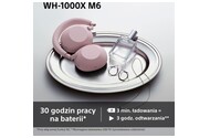 Słuchawki Sony WH1000XM6 Nauszne Bezprzewodowe różowy