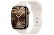 Smartwatch Apple Watch Series 10 Tytan Case kremowy
