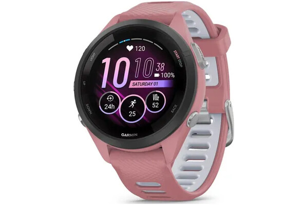 Smartwatch Garmin Forerunner 265S 1.10" Różowo-biały
