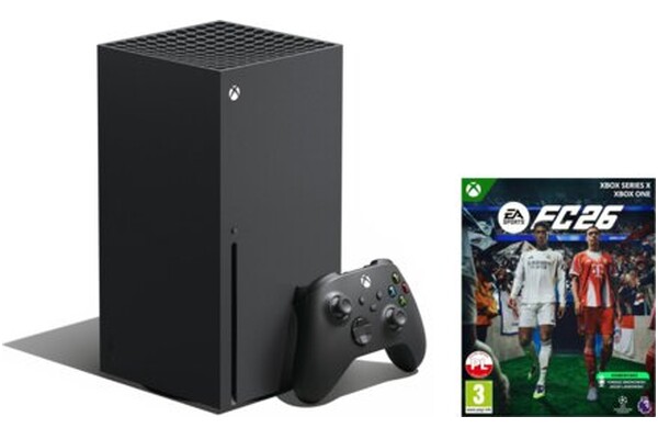Konsola Microsoft Xbox Series X 1TB czarny + EA Sports FC 26