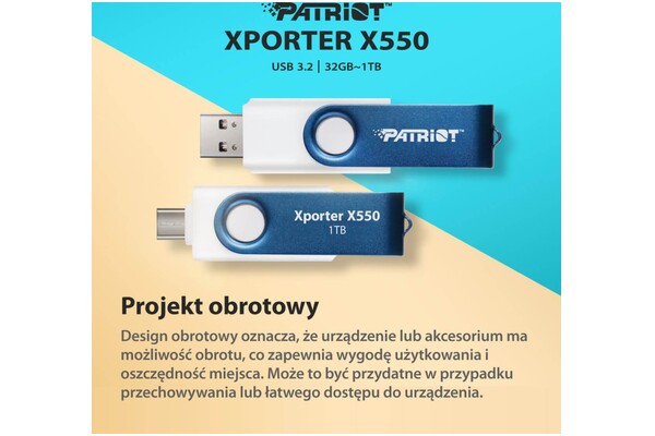Pendrive Patriot PS256GX550AAD 250GB