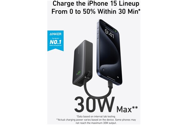 Powerbank ANKER Nano 10000mAh 30.0W niebieski
