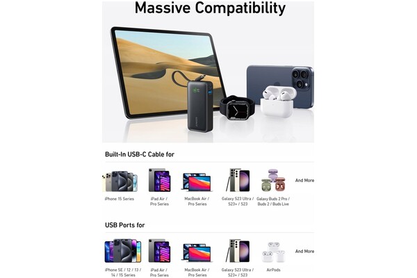 Powerbank ANKER Nano 10000mAh 30.0W niebieski