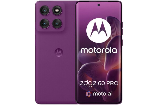 Smartfon Motorola edge 60 pro 5G fioletowy 6.67" 8.0GB/256.0GB
