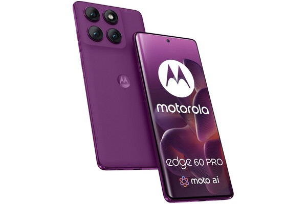 Smartfon Motorola edge 60 pro 5G fioletowy 6.67" 8.0GB/256.0GB