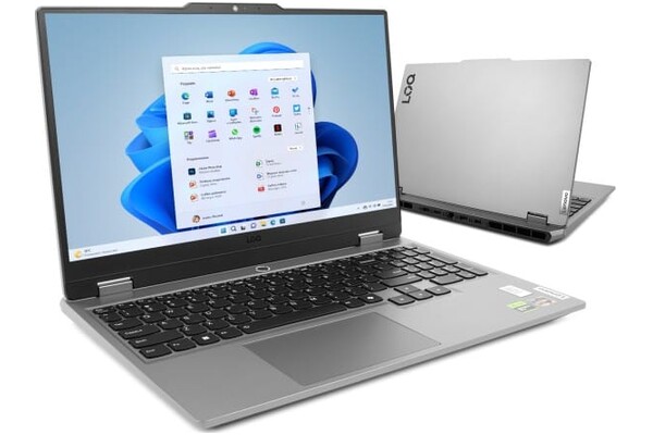 Laptop Lenovo LOQ 15 15.6" AMD Ryzen 5 7235HS NVIDIA GeForce RTX 4050 32GB 2TB SSD Windows 11 Home szary