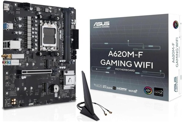 Płyta główna ASUS A620M-F Socket AM5 AMD A620 DDR5 microATX