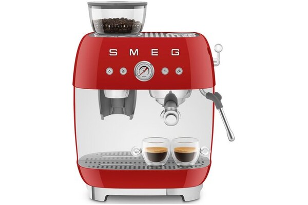 Ekspres Smeg EGF03RD kolbowy czerwony
