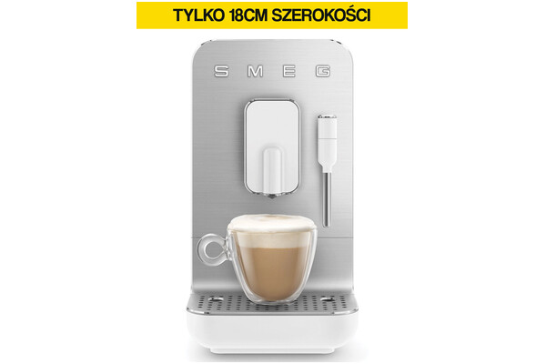 Ekspres Smeg BCC12WHM automatyczny biało-srebrny