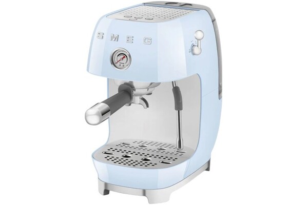 Ekspres Smeg ECF03PB kolbowy błękitny