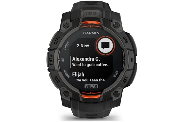 Smartwatch Garmin Instinct 3 Solar 0.90" czarny
