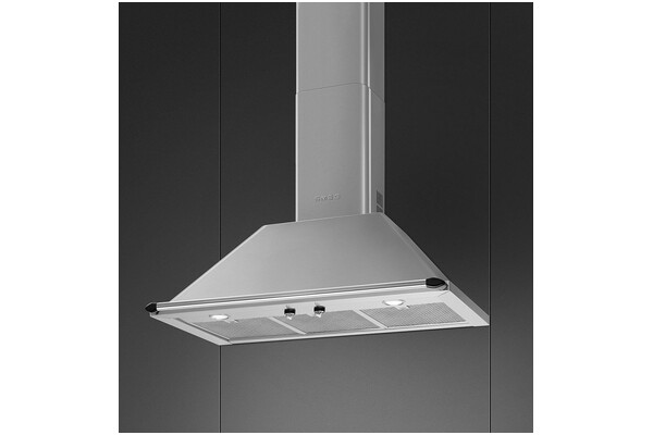 Okap kuchenny Przyścienny Smeg KTR90XE 90.0cm srebrny