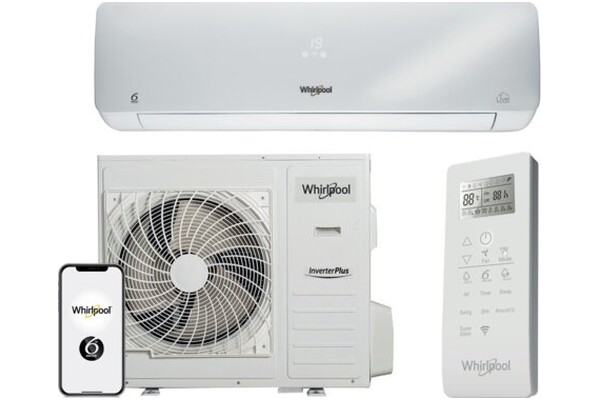 Klimatyzator ścienny SPLIT Whirlpool SPIW324A2WF 6600W 63dB