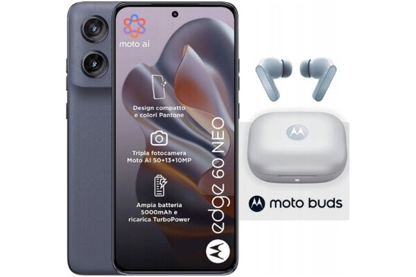 Smartfon Motorola moto edge 60 szary 6.36" 8.0GB/256.0GB