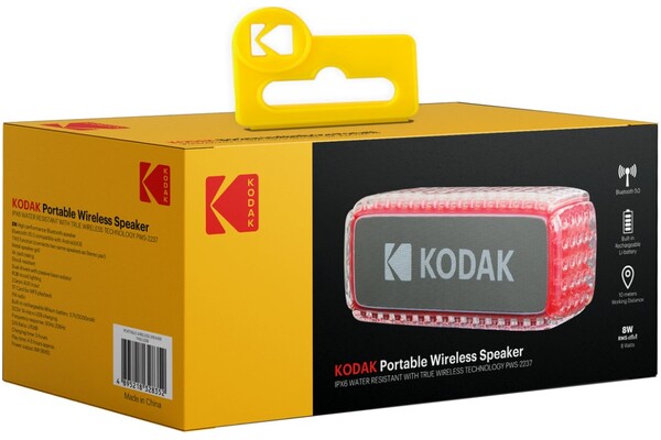 głośnik Bluetooth Kodak PWS2238 czerwony