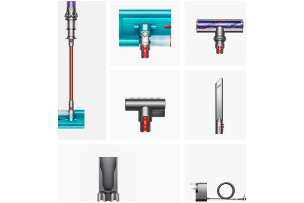 Odkurzacz Dyson V10 pionowy bezworkowy niebieski