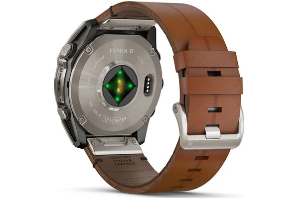 Smartwatch Garmin Fenix 8 Sapphire brązowy