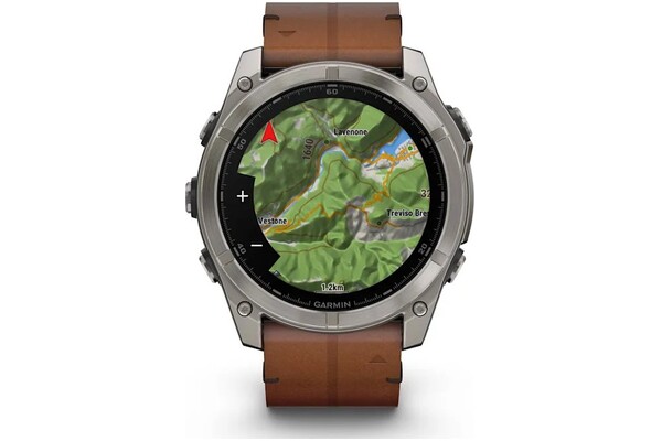 Smartwatch Garmin Fenix 8 Sapphire brązowy