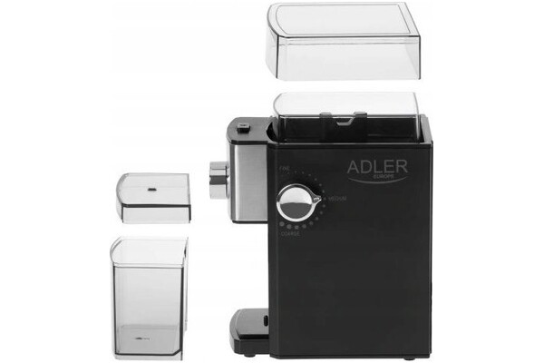 Młynek do kawy elektryczny żarnowy Adler AD4448 czarny