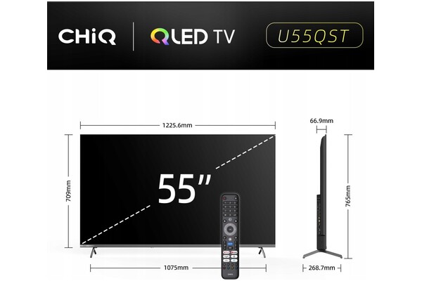 Telewizor CHIQ U55QST 55" 4K Ultra HD