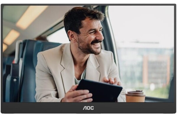 Monitor 15.6" AOC 16T20E2 czarny