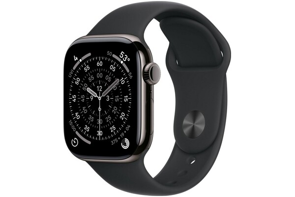 Smartwatch Apple Watch Series 11 Cellular Tytan Case czarny