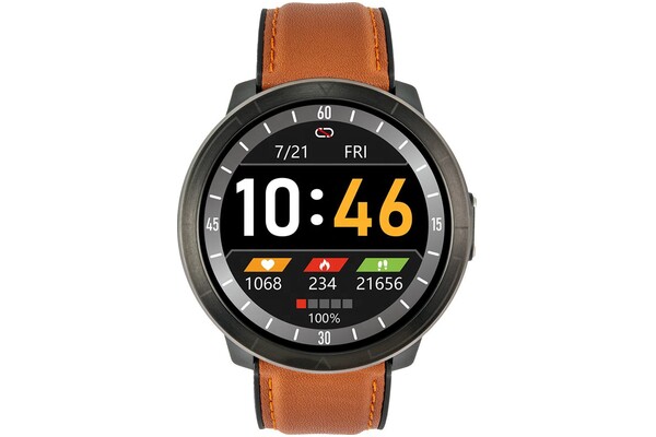 Smartwatch WATCHMARK WM18 Plus brązowy