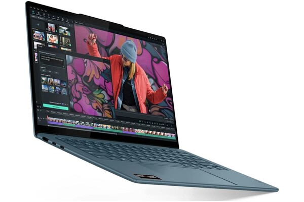 Laptop Lenovo Yoga Slim 7 14.0" AMD Ryzen AI 5 340 340 AMD Radeon 840M 16GB 512GB SSD M.2 Windows 11 Home niebieski