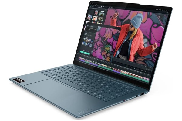 Laptop Lenovo Yoga Slim 7 14.0" AMD Ryzen AI 5 340 340 AMD Radeon 840M 16GB 512GB SSD M.2 Windows 11 Home niebieski
