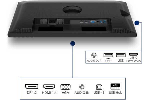 Monitor 24.1" Philips B-Line 24B2N3200D/00 czarny