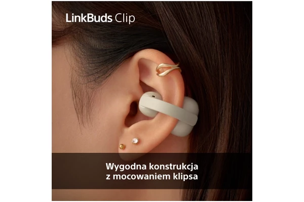 Słuchawki Sony WFLC900 Douszne Bezprzewodowe beżowy