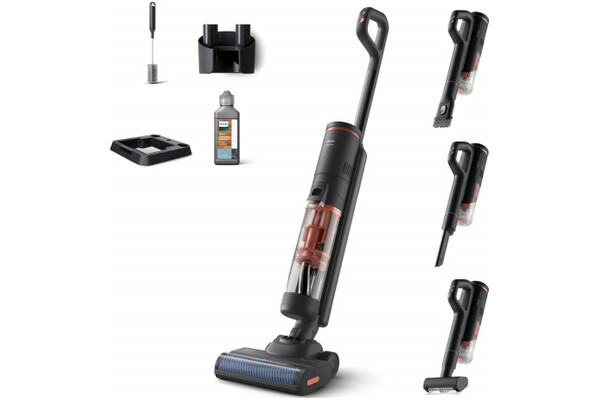 Odkurzacz Philips XW626411 AquaTrio pionowy bezworkowy szary