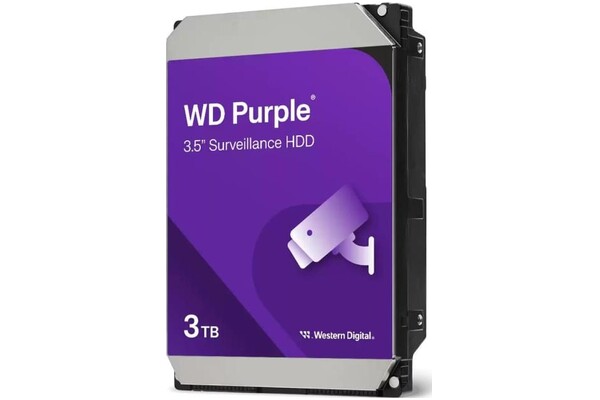 Dysk wewnętrzny WD WD34PURZ Purple HDD SATA (3.5") 3TB