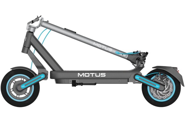 Hulajnoga MOTUS Scooty 10 80.0km szaro-niebieski