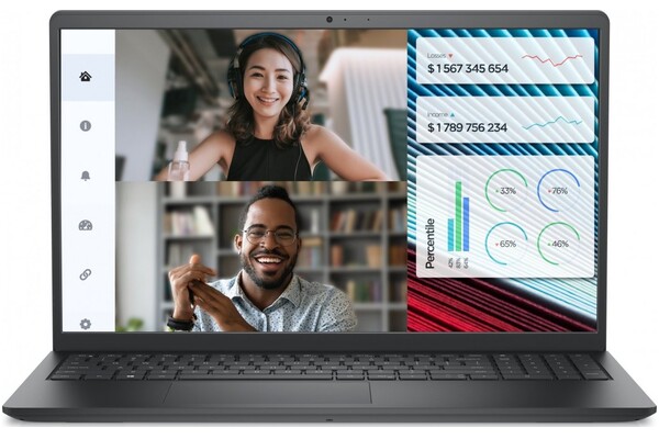Laptop DELL Vostro 3520 15.6" Intel Core i5 1235U INTEL Iris Xe 16GB 512GB SSD M.2 Windows 11 Professional czarny