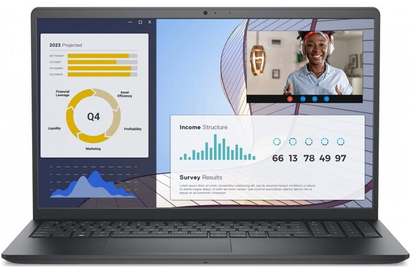Laptop DELL Vostro 3530 15.6" Intel Core i5 1335U INTEL Iris Xe 8GB 512GB SSD M.2 Windows 11 Professional czarny