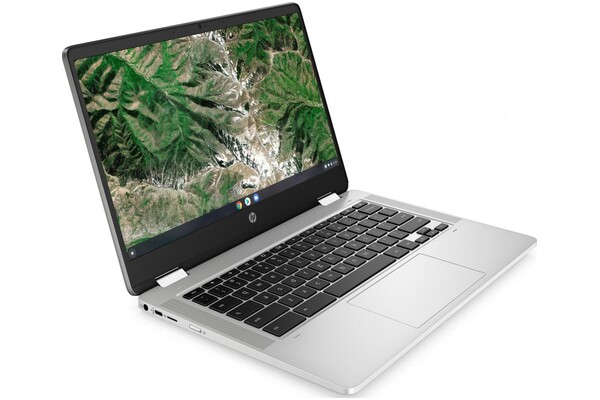 Laptop HP Chromebook 14a x360 14.0" Intel Pentium N5030 INTEL UHD 605 4GB 128GB SSD chrome os Szaro-srebrny