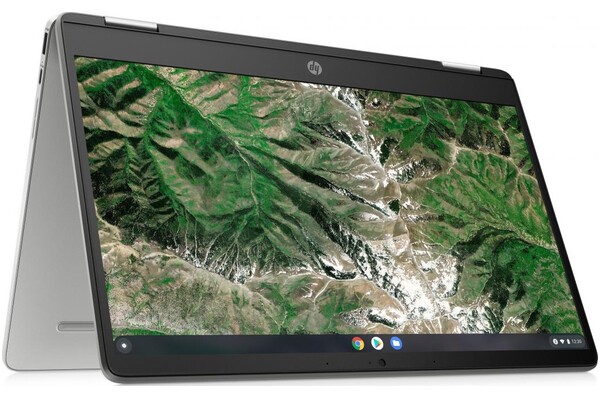 Laptop HP Chromebook 14a x360 14.0" Intel Pentium N5030 INTEL UHD 605 4GB 128GB SSD chrome os Szaro-srebrny
