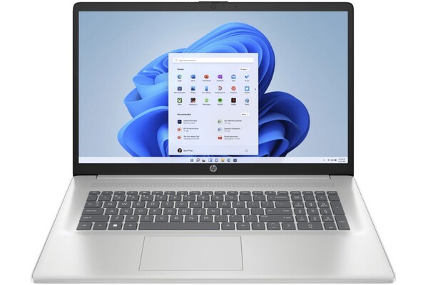 Laptop HP HP 17 17.3" Intel Core i3 1125G4 INTEL UHD 8GB 256GB SSD Windows 11 Home srebrny