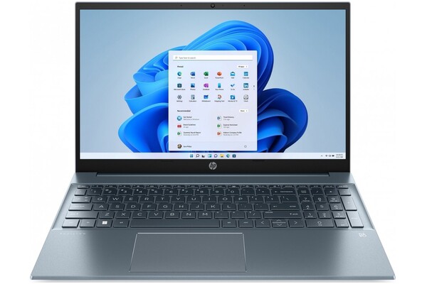 Laptop HP Pavilion 15 15.6" AMD Ryzen 7 5700U AMD Radeon RX Vega 8 8GB 512GB SSD M.2 Windows 11 Home niebieski