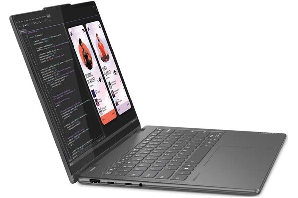 Laptop Lenovo Yoga 7 14.0" AMD Ryzen 7 8840HS AMD Radeon 780M 16GB 512GB SSD M.2 Windows 11 Home szary
